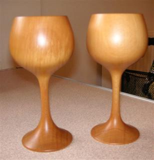 Geoff's winning pair of goblets